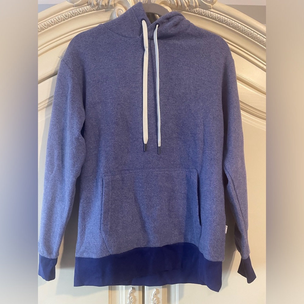 Feat BlanketBlend Hoodie S Blue ButterWash Plush Athleisure Pullover